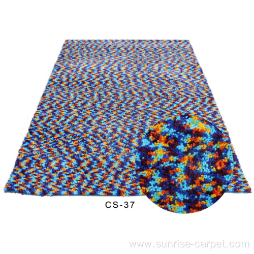 Polyester Rugs with space dyed yarn